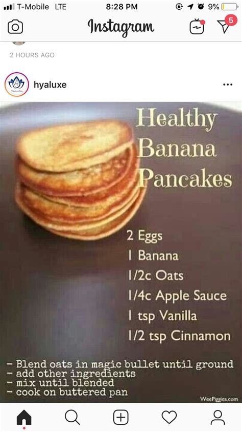 Pin by Tamika Waldon on Healthy Food | Banana pancakes ...