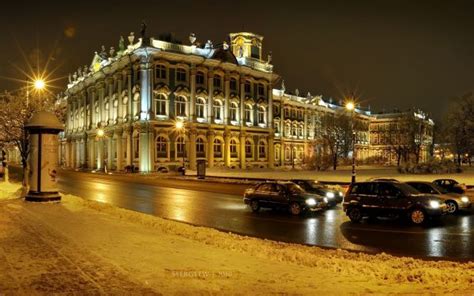 Wallpaper St Petersburg Russia Sunlight Winter Reflection