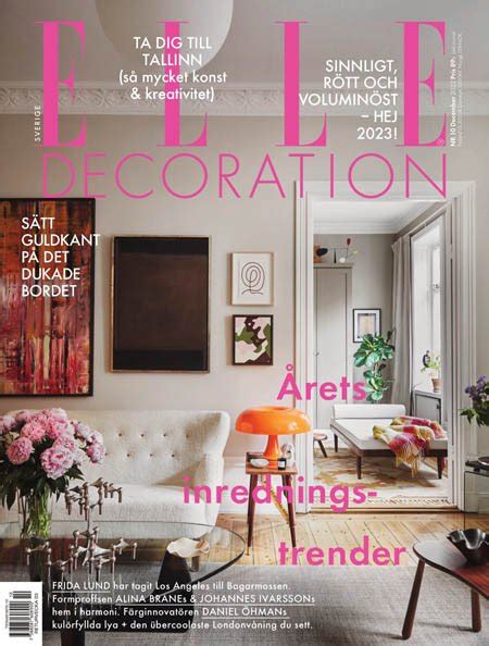Elle Decoration 12ю2022 Download Pdf Magazines World Magazines