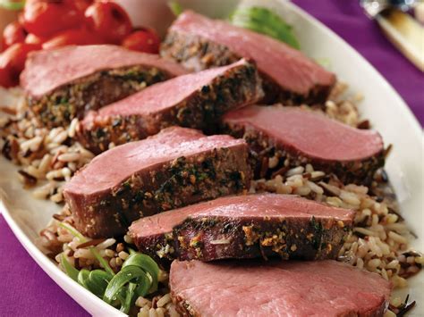Perfect main course for your holiday dinner. Parmesan-Crusted Tenderloin Roast with Savory Mushroom ...