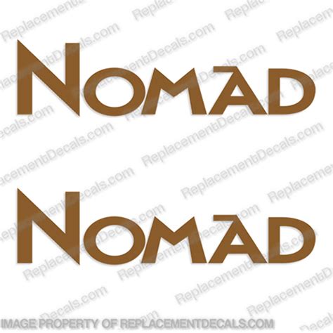 Nomad Travel Trailer Decals Any Color Pick Size