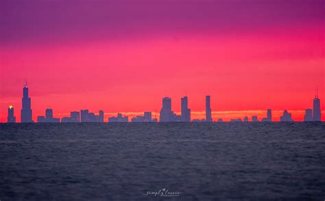 Shooting The Chicago Skyline Across Lake Michigan — Simply