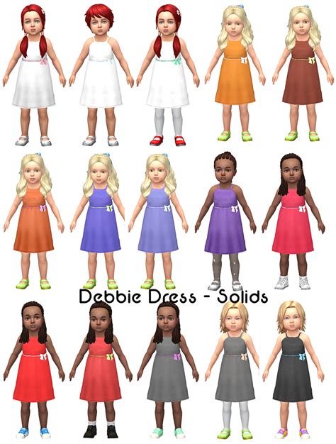 Sims 4 Ccs The Best Toddlers Dress By Delis Sims