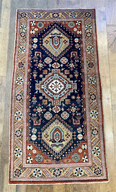 We looked at many places for a rug for my living room and was very. Nice antique Karaja rug with birds and people ca 1900 177 ...