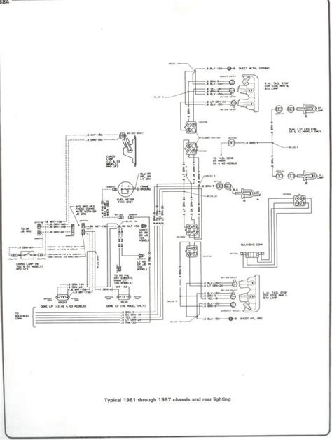 Diagram 1972 chevy c10 starter wiring full version hd quality mjjguides primacasa immobiliare it. 81 87 Chass Rr Light On 1986 Chevy Truck Wiring Diagram | 86 chevy truck, 1986 chevy truck, 1985 ...