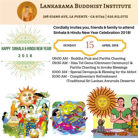 Sinhala And Hindu New Year Blessing Dhamma Usa