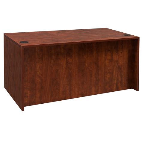Everyday 30x60 Double Pedestal Laminate Desk Cherry National Office