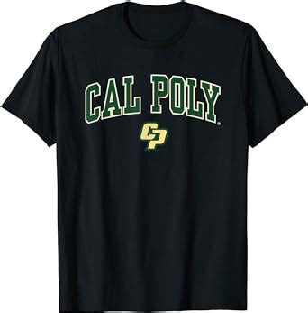 Amazon Com Cal Poly Mustangs Arch Over Logo Officially Licensed T