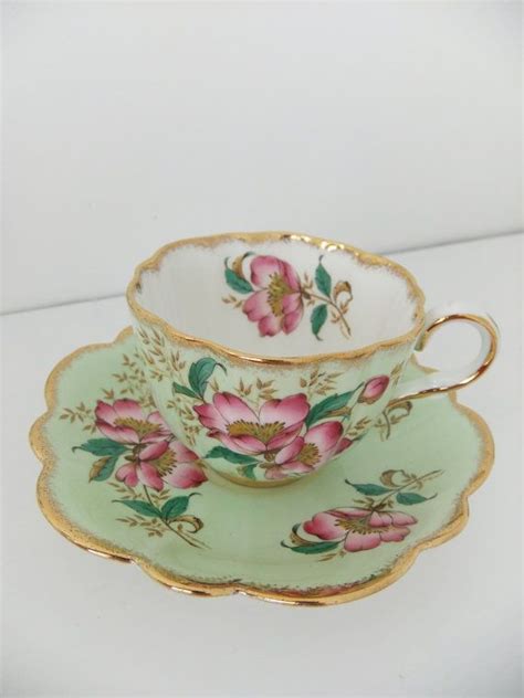 Vintage Bone China Tea Cup Saucer And Side Plate Clare China In Mint