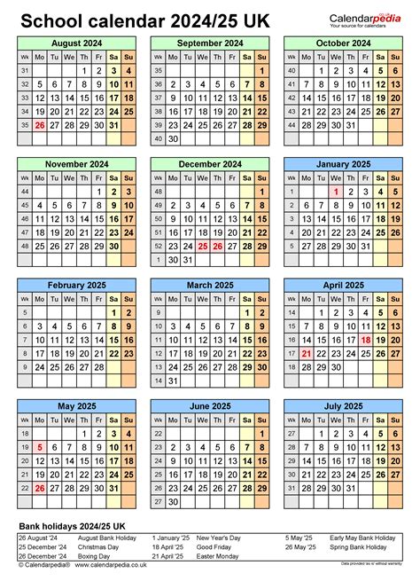 2024 School Year Calendar 2024 Printable 2024 Calendar Printable