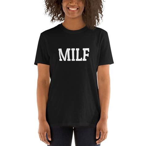 Milf Tee Shirt Graphic Tee Milf Mom Tshirt Sarcasm Warped Etsy