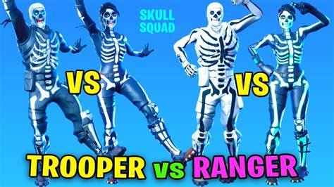 Fortnite Skull Trooper Vs Skull Ranger In Dance Battle Scenario