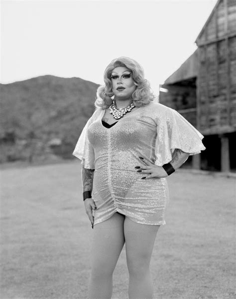 Black And White Photographs By Jane Hilton Of The Drag Queen Cowboys