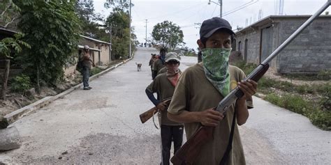 A Cry For Help Vigilantes Enlist Children To Fight Mexican Cartels Wsj