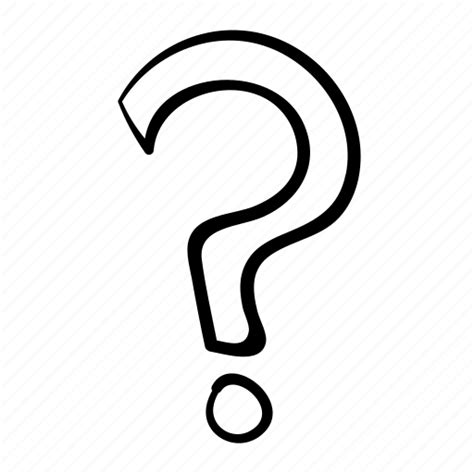 Answer, clue, confused, guess, handdrawn, puzzle, question, question gambar png
