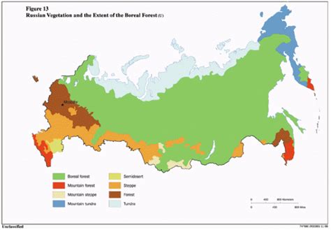 Russia Natural Vegetation