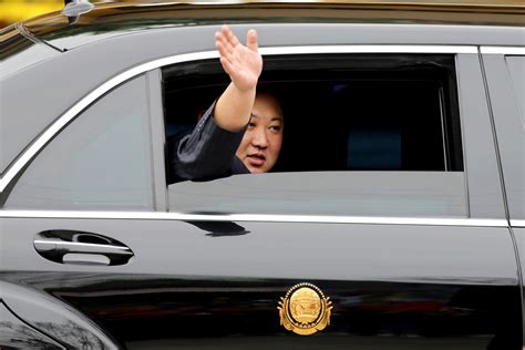 The Latest North Koreas Kim Gets In Limo After Train Trip Business