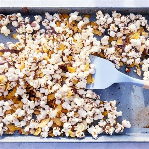 Popcorn Snack Mix No Bake Recipe Feast Glorious Feast