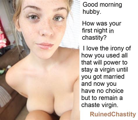Permanent Chastity Caption Virgin