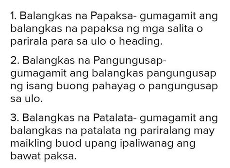 Mga Uri Ng Balangkas