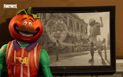 Epic Tomato Head Fortnite Skin With Hd Wallpapers Lovelytab