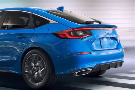 2022 Honda Civic Hatchback Tail Light Wallpapers 18 Newcarcars