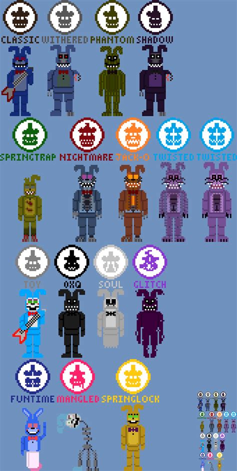 Fnaf Rpg Concept Bonnie Variationsinspired By Uwitheredbbfilms