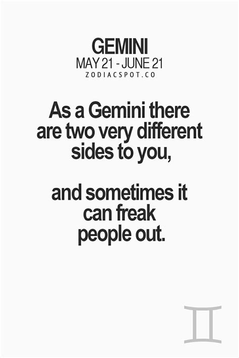 To Those Of You Who Claim That Geminis Are Two Faced Gemini Quotes