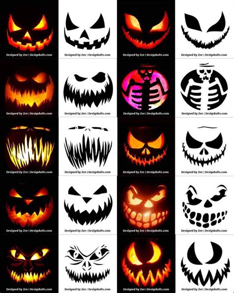 Awesome Pumpkin Carving Stencils Trendedecor