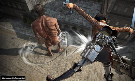 Areas in the game include the forest, trost, and atop the wall where you face the horror of the colossal titan. Attack on Titan 2 PC Game - Free Download Full Version