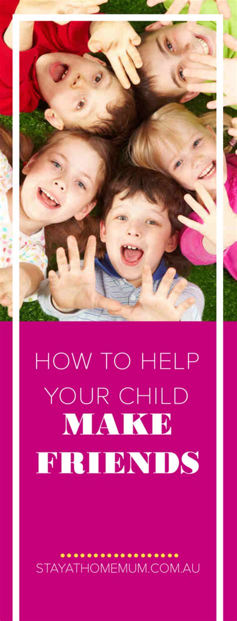 How To Help Your Child Make Friends