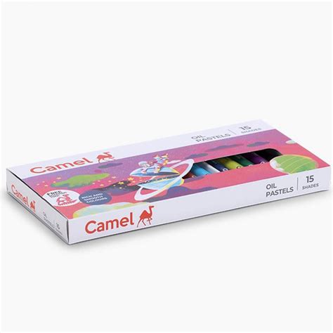 Camel Student Oil Pastels Assorted Pack Of 15 Shades