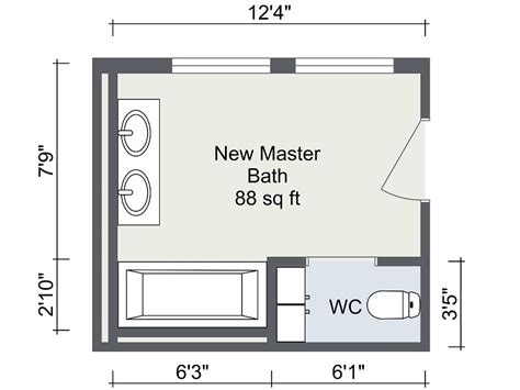 Bathroom Floor Plan Creator Floorplansclick