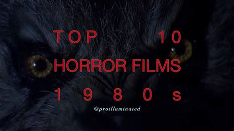 top 10 horror films 1980s youtube