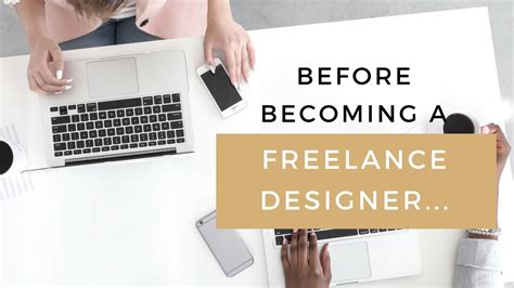 5 Things You Should Do Before Becoming A Freelance Designer Youtube