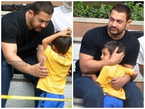 How Cute Aamir Khans Latest Pics With Little Son Azad Rao Will Make Your Day Filmibeat
