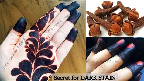 Secret For Dark Stainlaung Se Bani Dark Stain Mehndimehndi Designhow