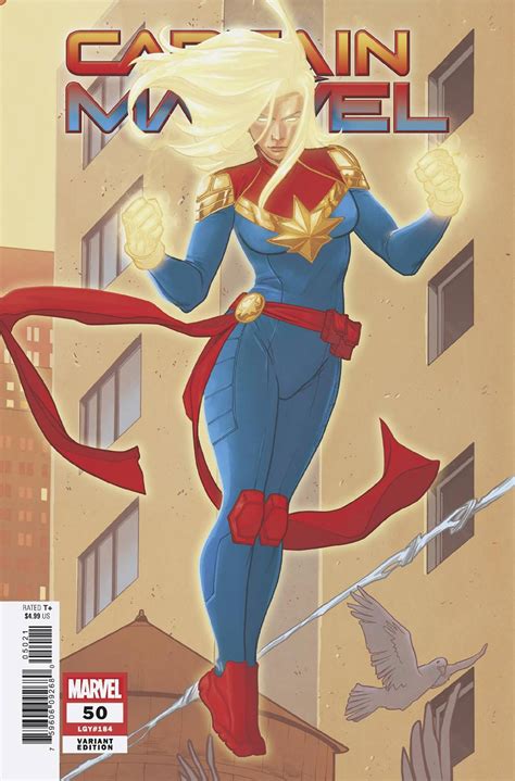 Captain Marvel 50 Casagrande Women Of Marvel Cover Fresh Comics