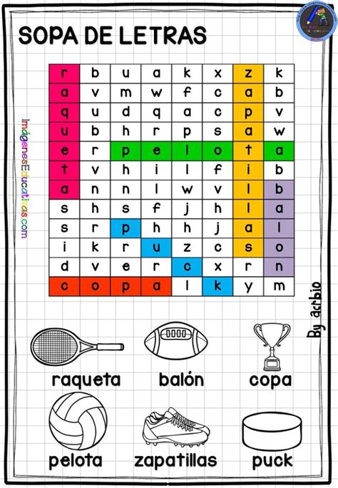 Sopas De Letras Con Soluciones Imagenes Educativas