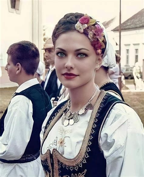 Serbian Things — Serbian Girl In Serbian Traditional Clothes From In