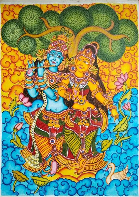 Most Stunning Radha Krishna Images Vedic Sources Kerala Mural My Xxx