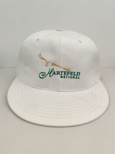 Vtg Usa Made Hartefeld National Country Club Golf Pga Trucker Hat Cap