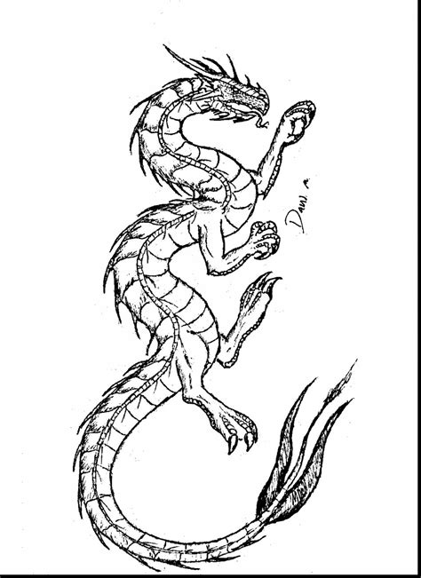 Chinese Dragons Drawing At Getdrawings Free Download