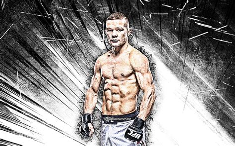 Petr Yan Grunge Art Russian Fighters Mma Ufc Mixed Martial Arts