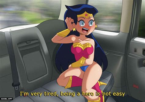Accel Art Wonder Woman Waifu Taxi Justice League Hentai
