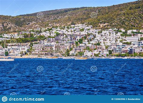 Turquoise Water Near Beach On Aegean Coast Sea Turkish Resort Stock