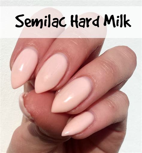 Semilac Hard Milk Przedłużanie paznokci Hybryda budująca Mroofa