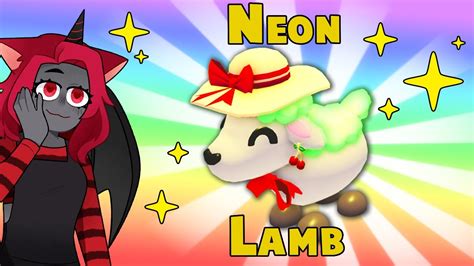 New Neon Lamb In Adopt Me Roblox Otosection