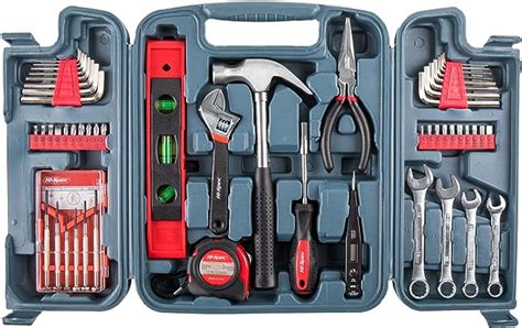 Hi Spec 53pc Home And Office Diy Tool Kit Set Complete Household Tool