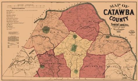 Catawba County Nc Map Elgl